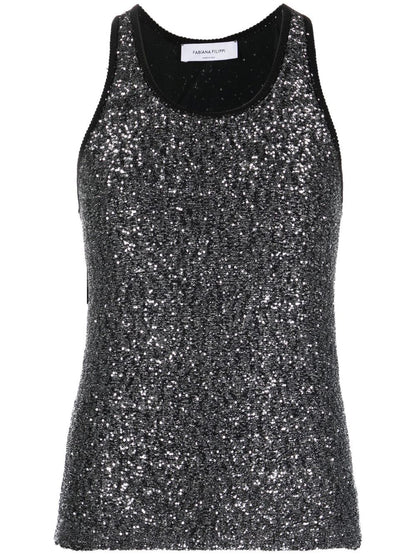 Sequin tank top