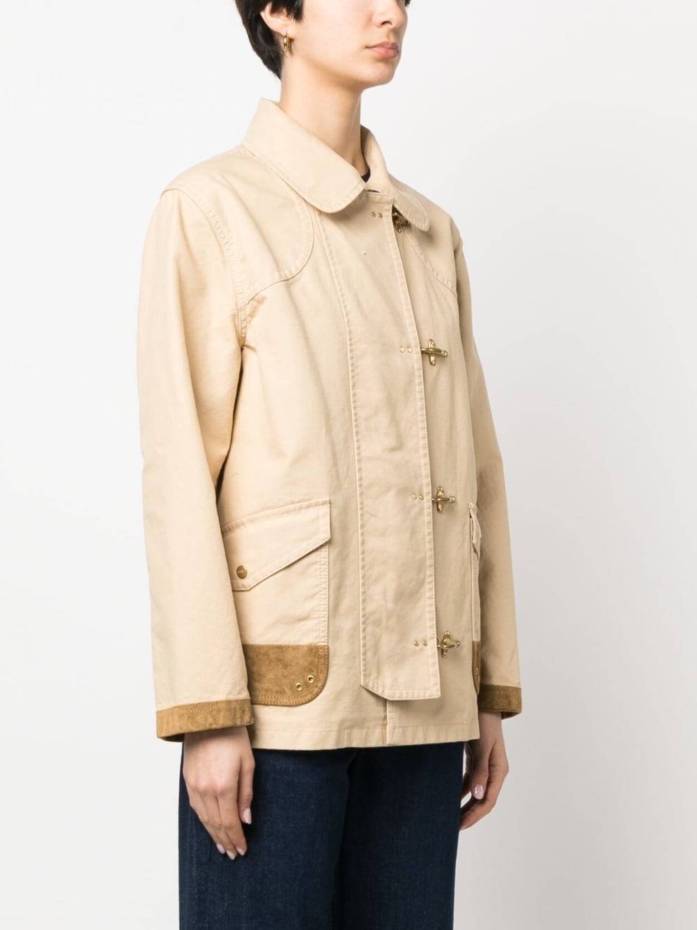 Cotton 4 hooks jacket