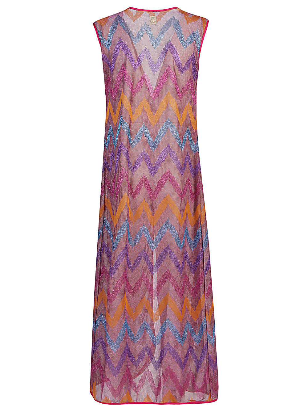 Quadrifoglio printed long dress