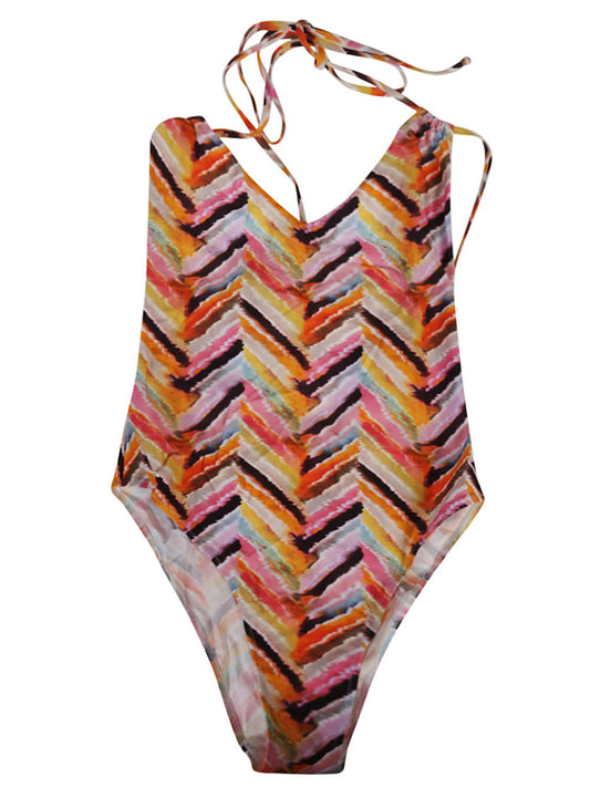 Varadero printed one-piece swimsuit