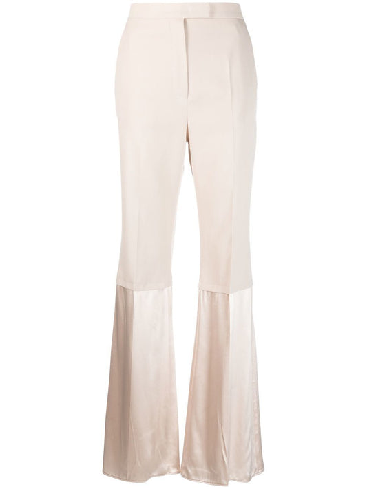 Flare leg trousers