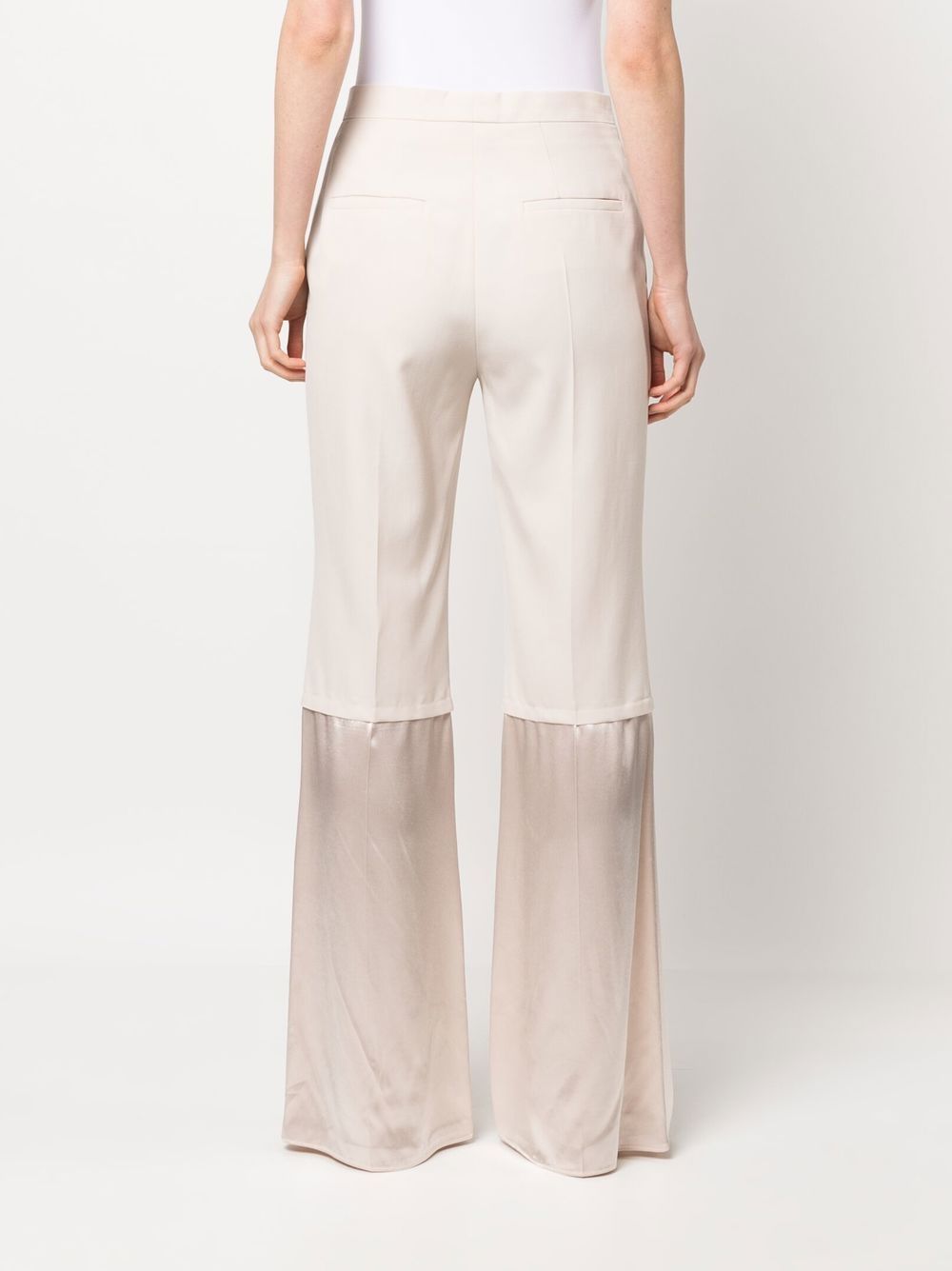 Flare leg trousers