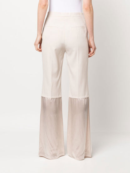 Flare leg trousers