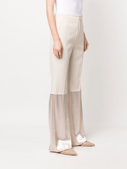 Flare leg trousers