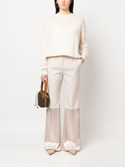 Flare leg trousers