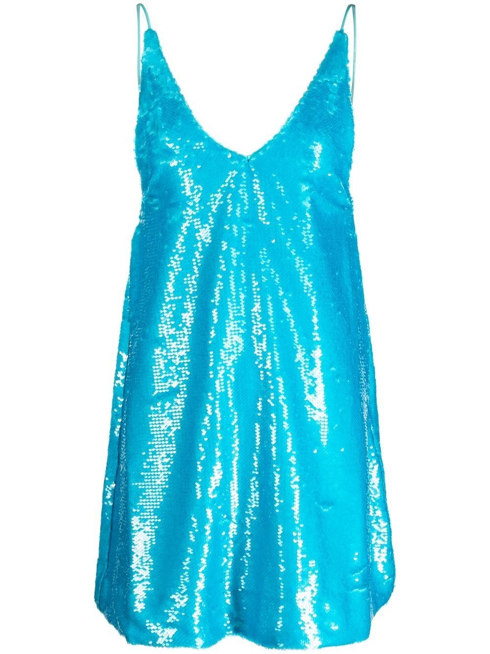 Sequined mini dress