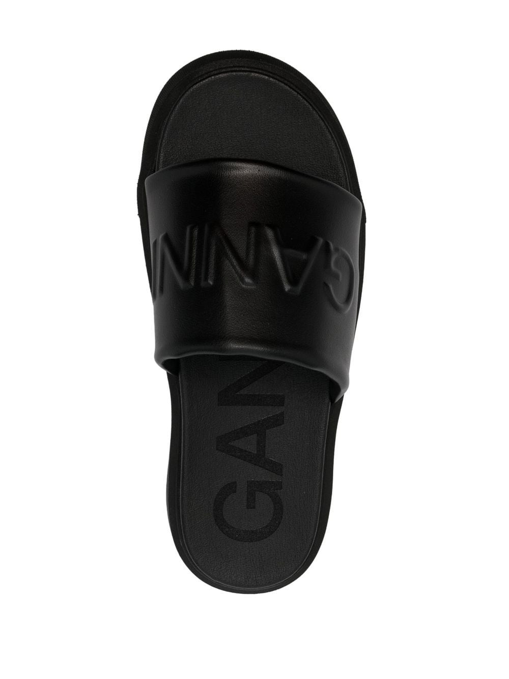 Vegan leather slides