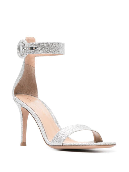 Portofino starlight leather high heel sandals