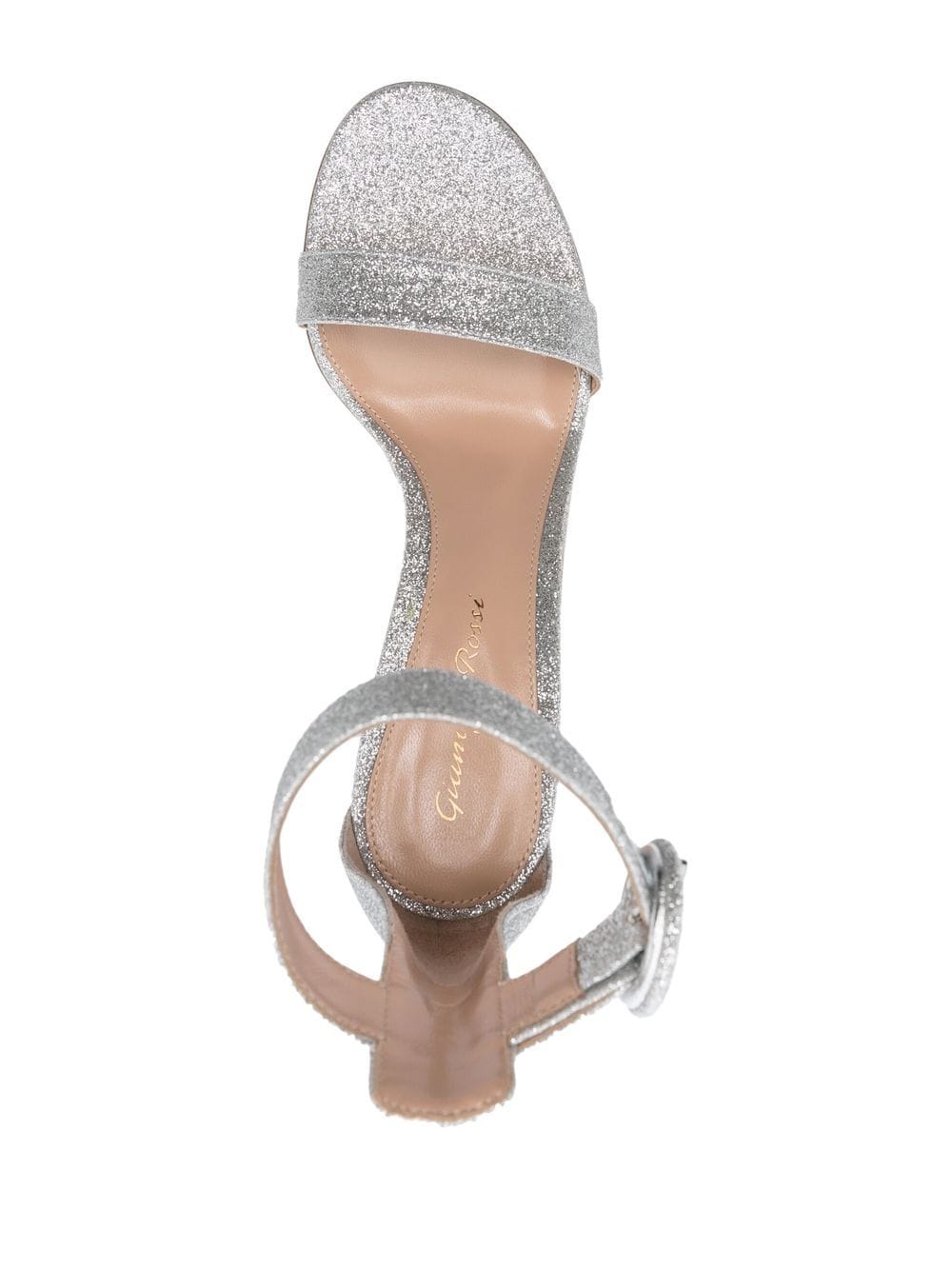 Portofino starlight leather high heel sandals