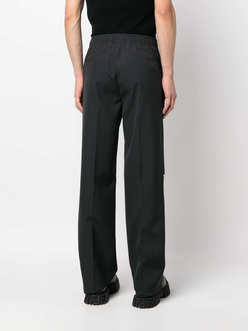 Ripped wool trousers