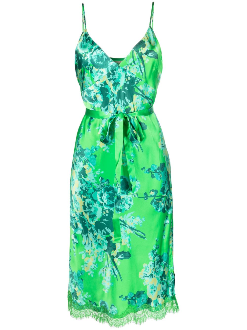 Chloe printed slip dress