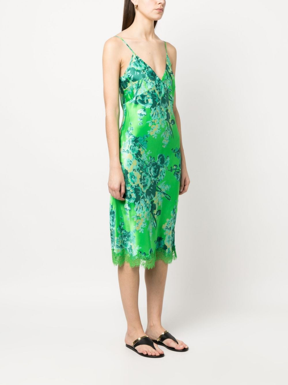 Chloe printed slip dress