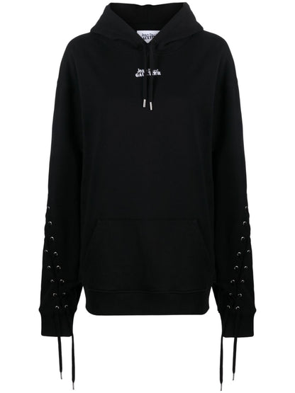 Logo cotton hoodie