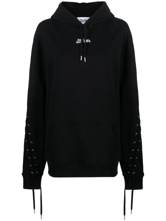 Logo cotton hoodie