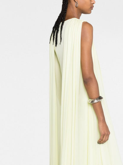 Draped midi dress