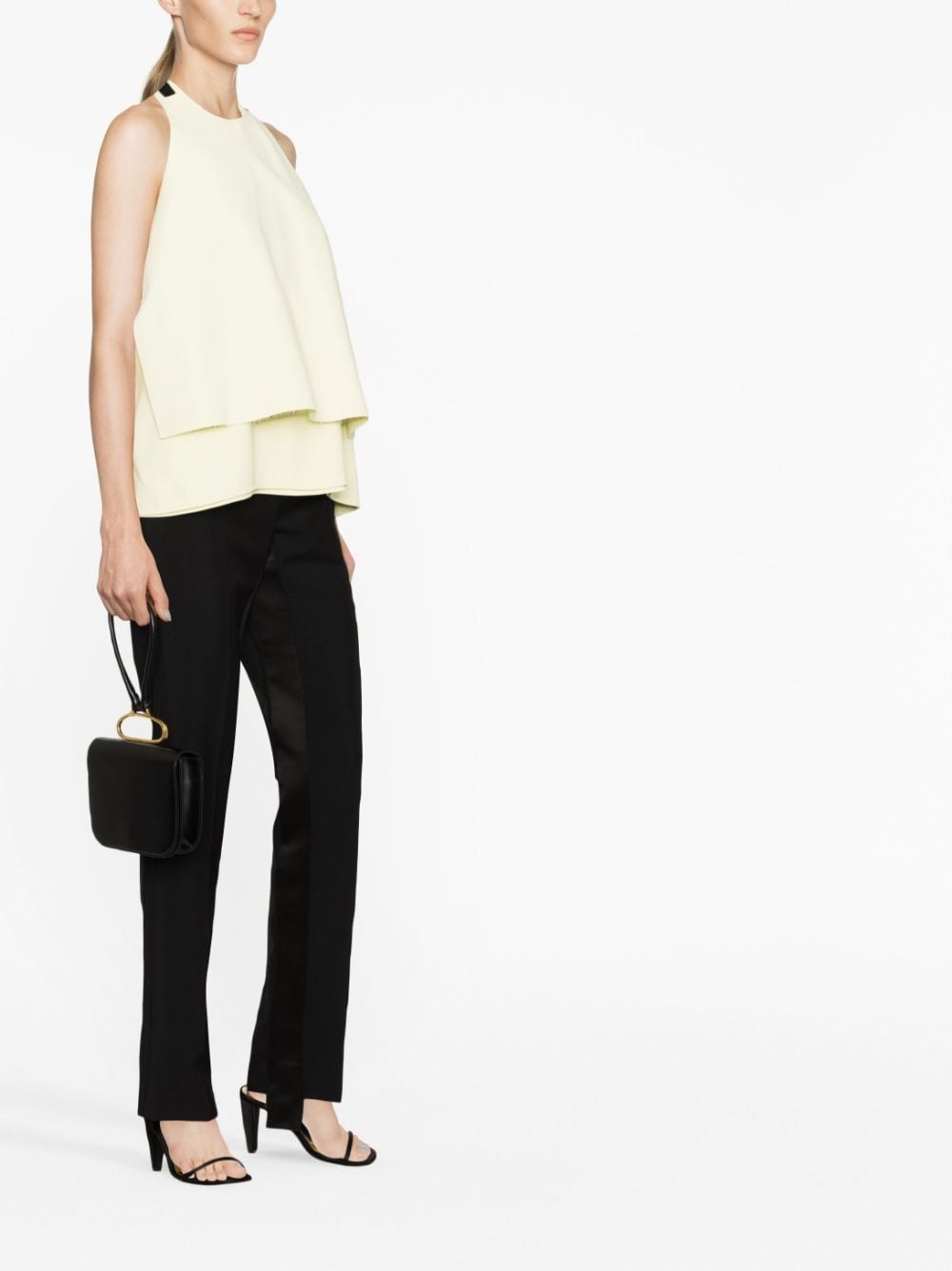 Halterneck open-back top