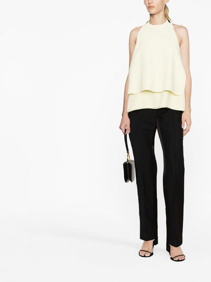 Halterneck open-back top