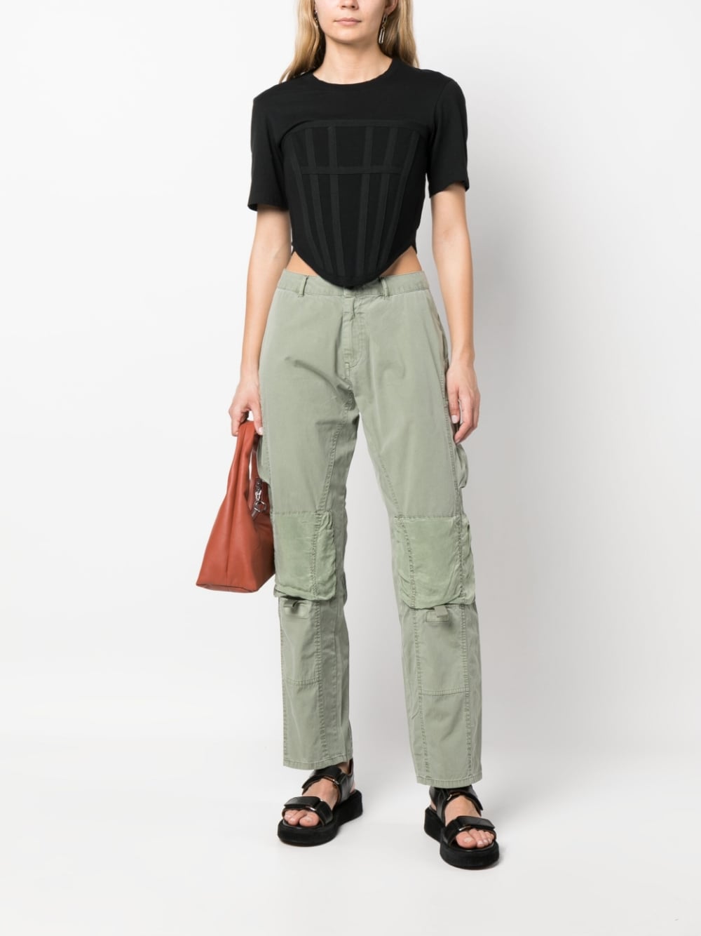 Cotton cargo trousers