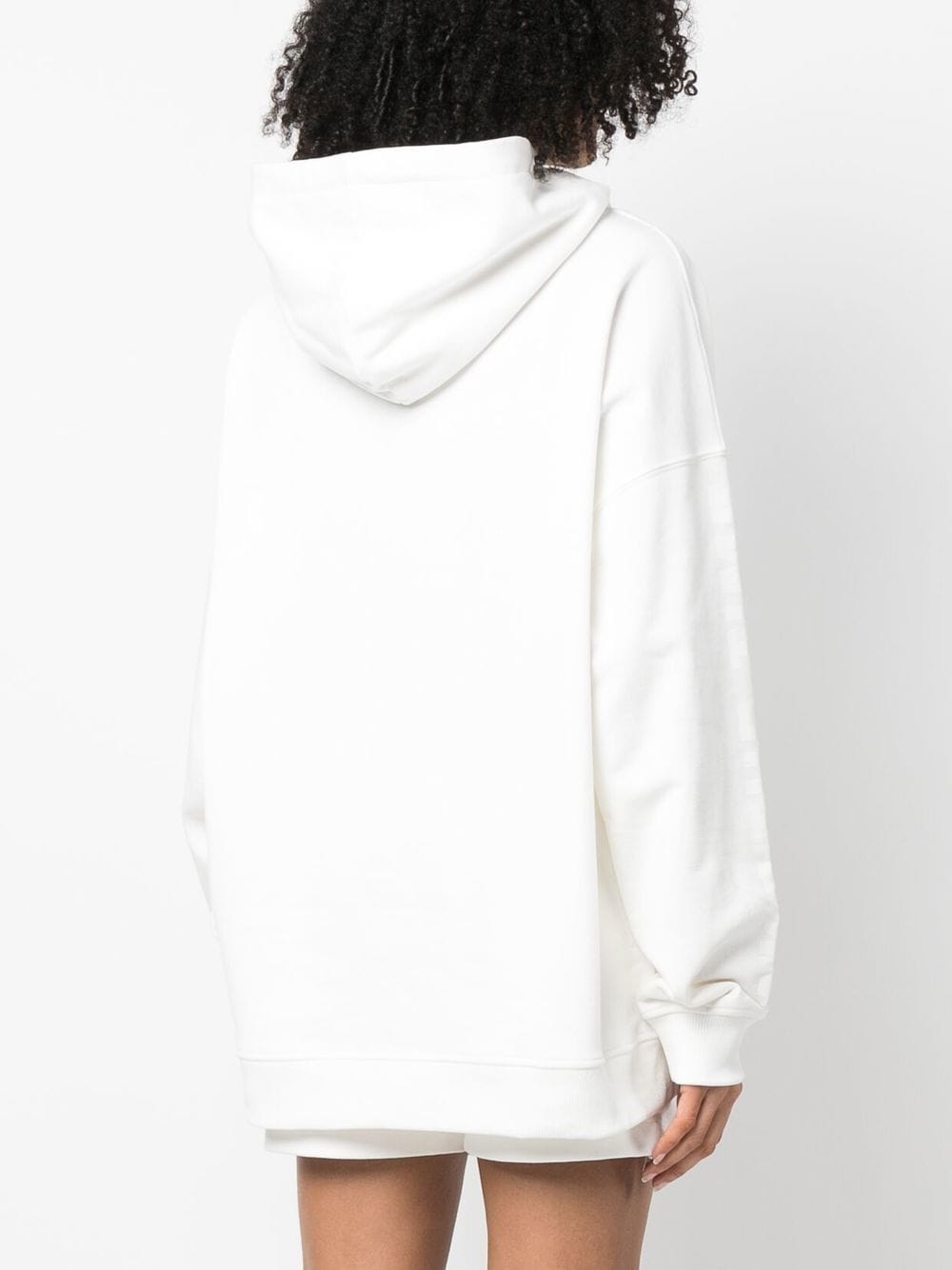 Smiley logo cotton hoodie