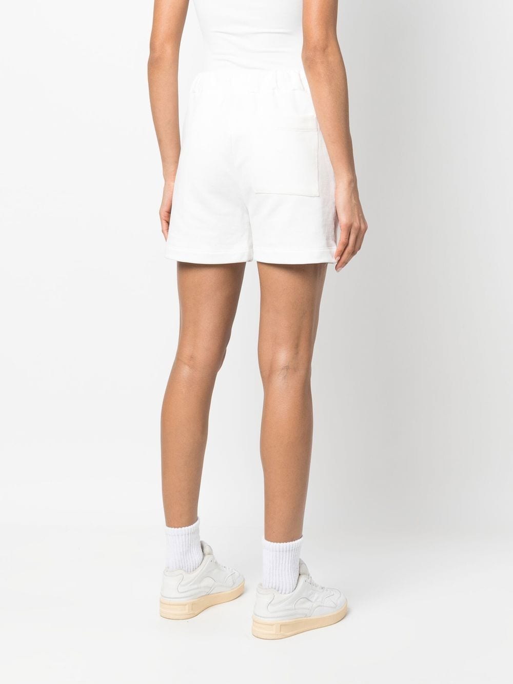 Smiley logo cotton shorts