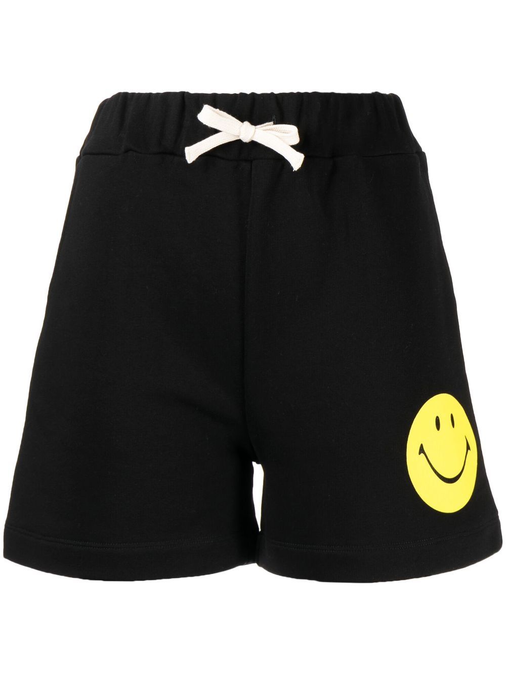 Smiley logo cotton shorts