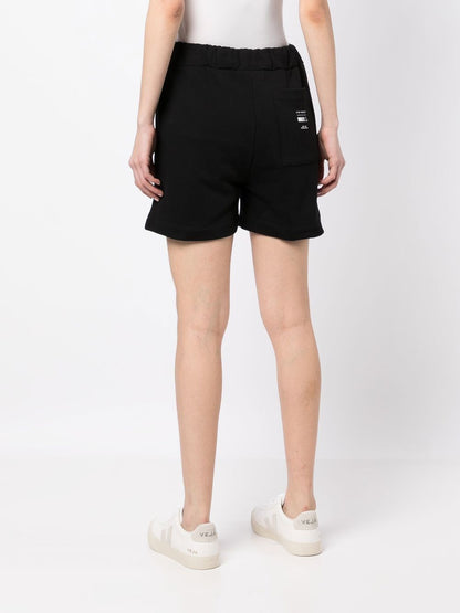 Smiley logo cotton shorts