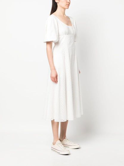 Cotton midi dress