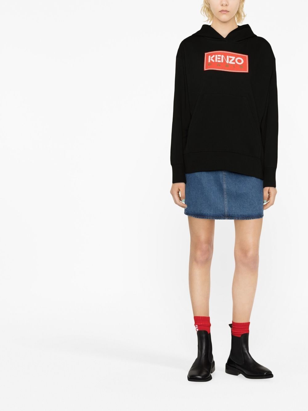 Kenzo paris oversized cotton hoodie