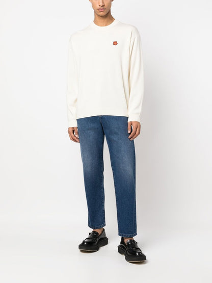 Boke flower wool jumper