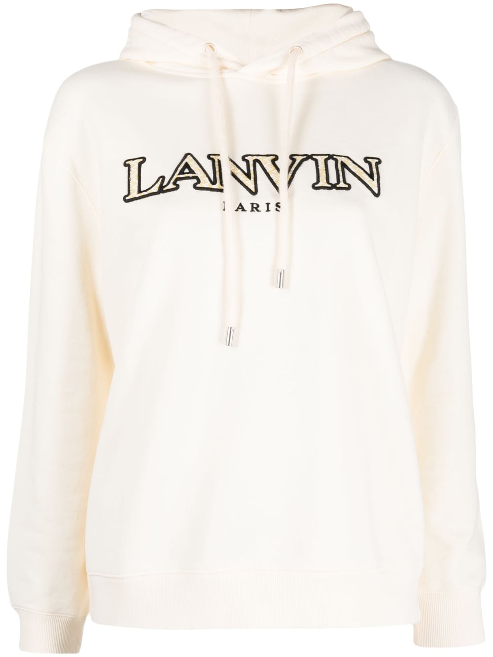 Logo cotton hoodie