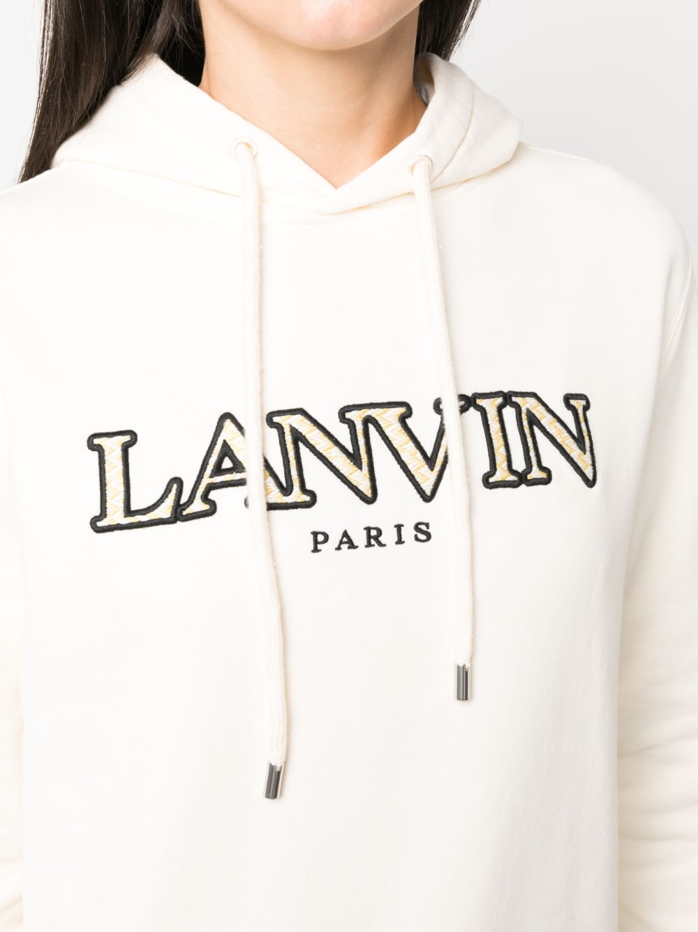 Logo cotton hoodie