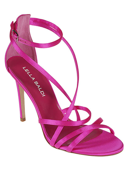 Satin sandals