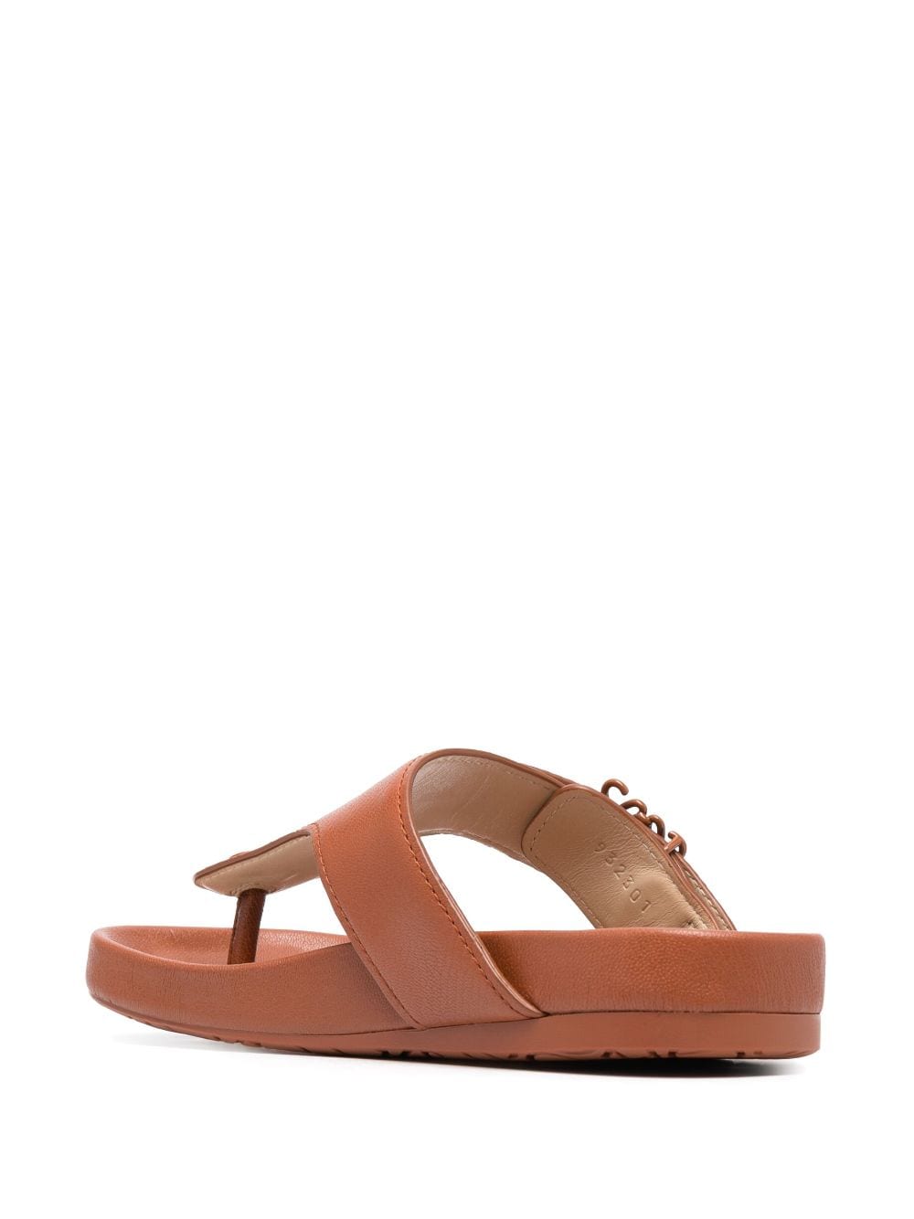 Leather thong sandals