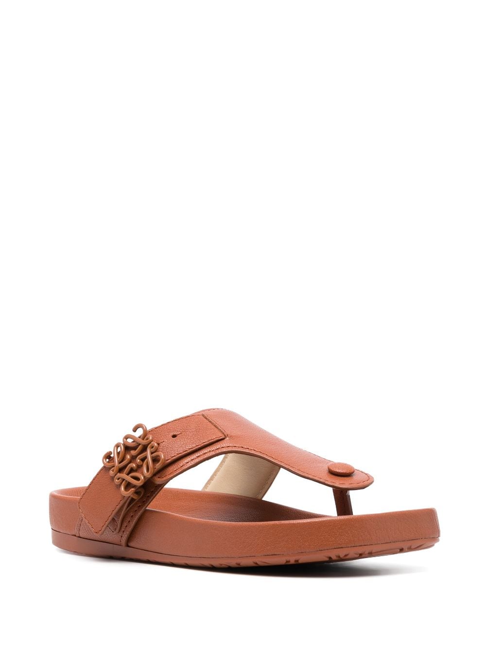 Leather thong sandals