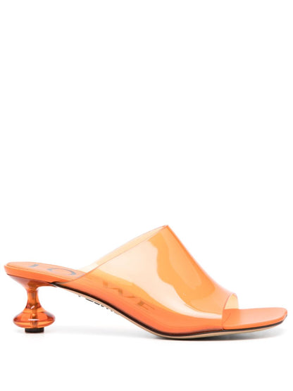 Toy pvc heel mules