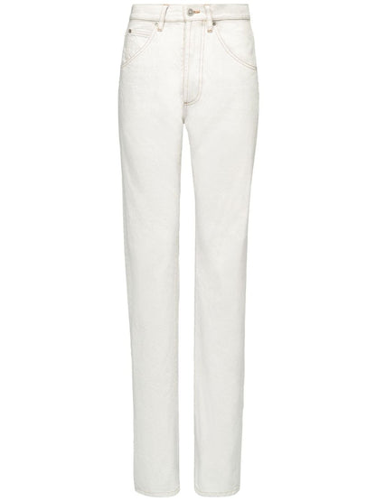 Skinny denim cotton jeans