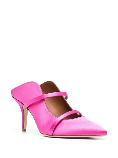 Maureen 70 satin mules