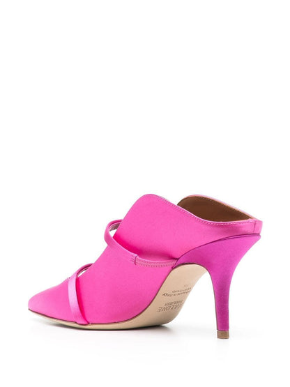 Maureen 70 satin mules