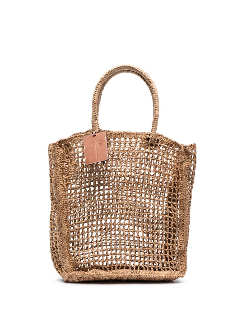 Net raffia handbag