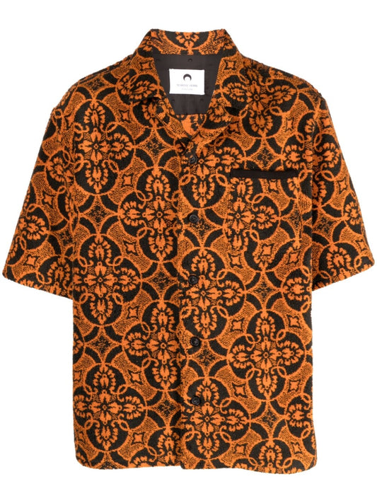 Printed cotton shirt