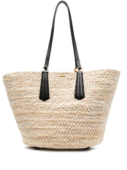 Straw shopping bag