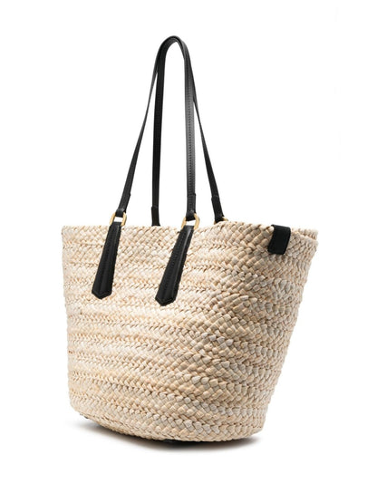 Straw shopping bag