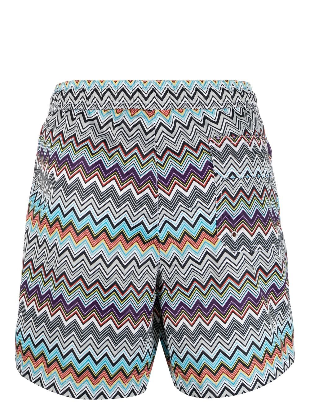 Signature zigzag swim shorts