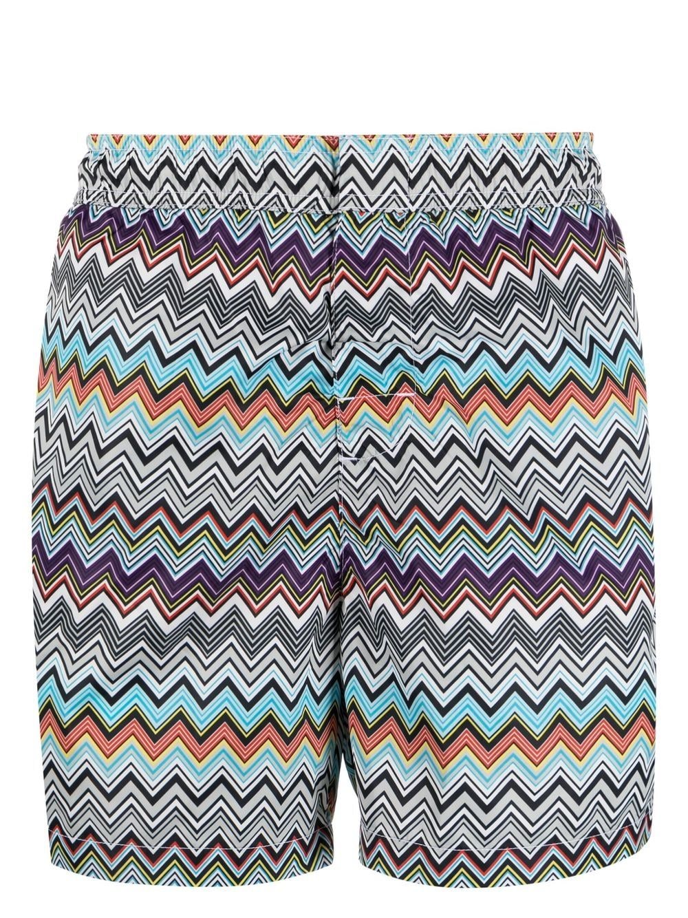 Signature zigzag swim shorts