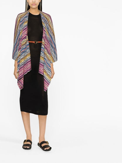 Wool blend cape