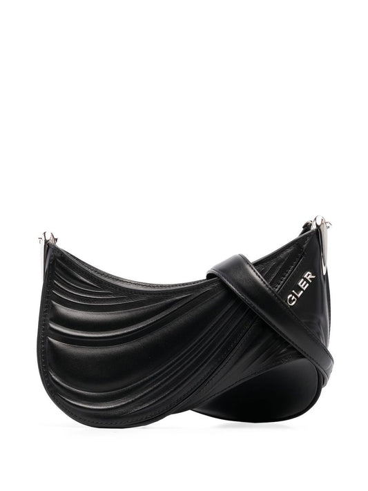 Spiral curve 01 small shoulder bag