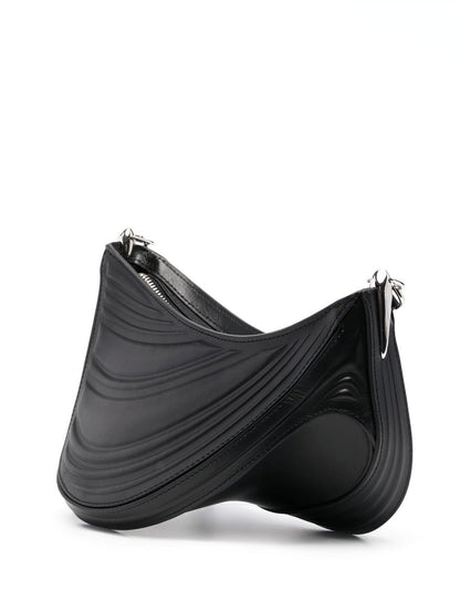 Spiral curve 01 small shoulder bag