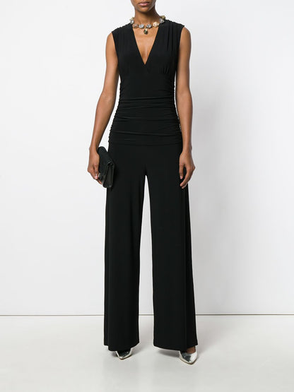 V neck jumpsuit