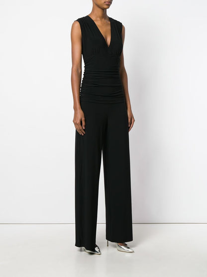 V neck jumpsuit