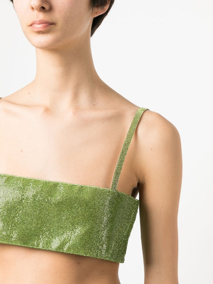 Crystal detail cropped top